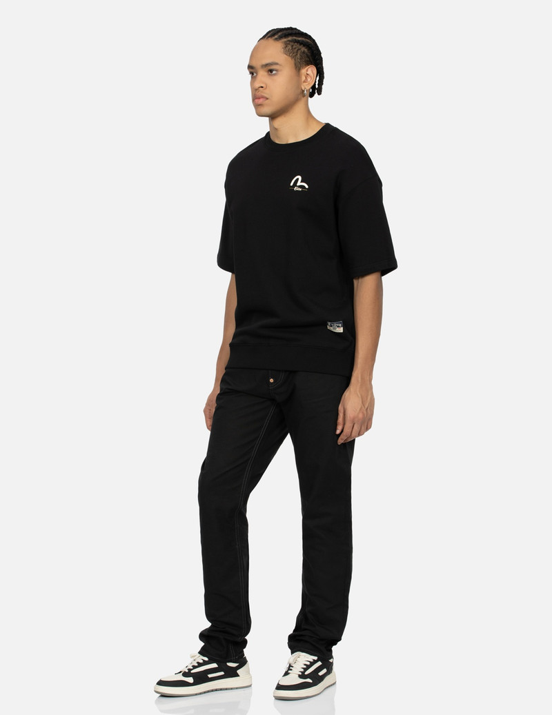 SEAGULL AND THE GREAT WAVE EMBROIDERY TAPER PANTS 4