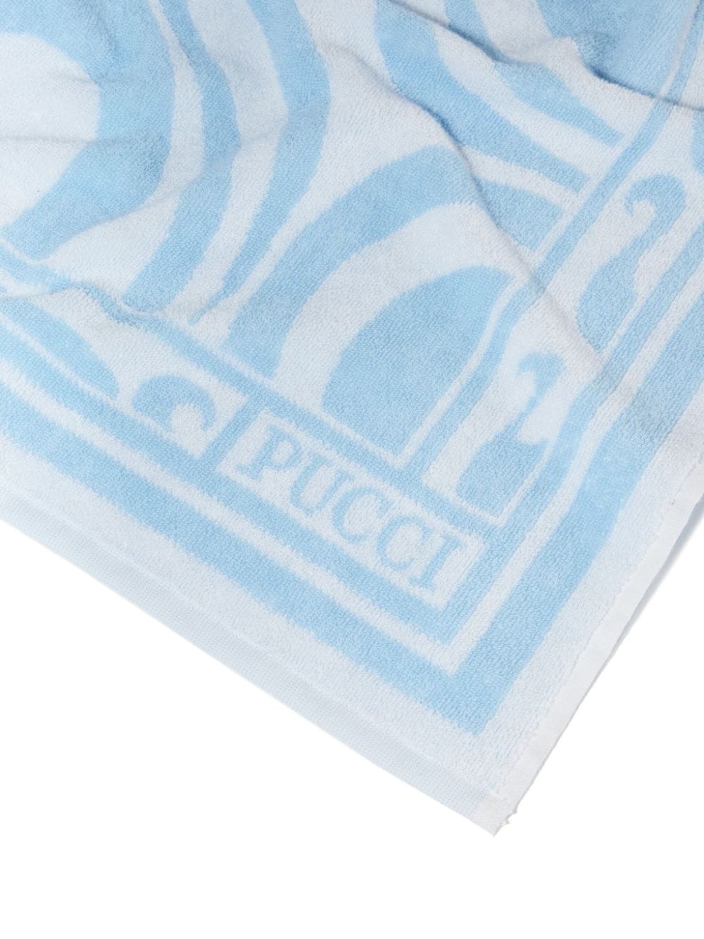 Marmo-jacquard cotton towel - 2