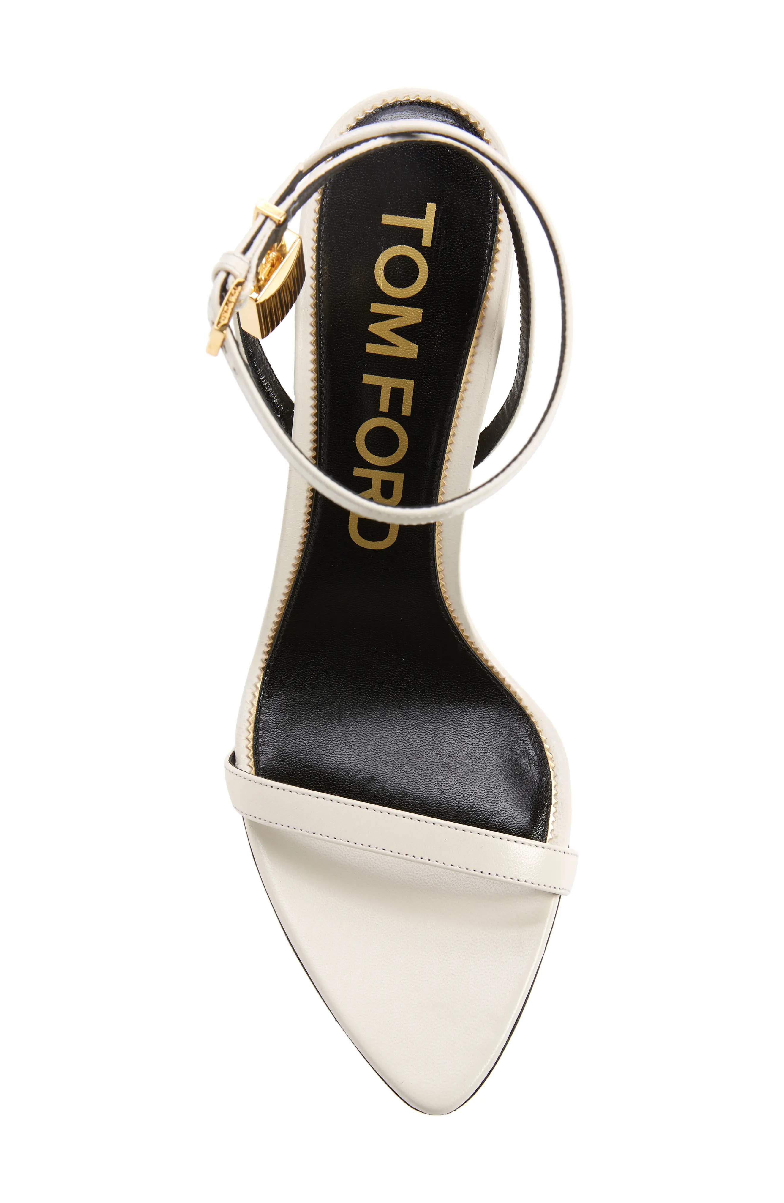 Padlock Naked Pointy Toe Sandal - 5