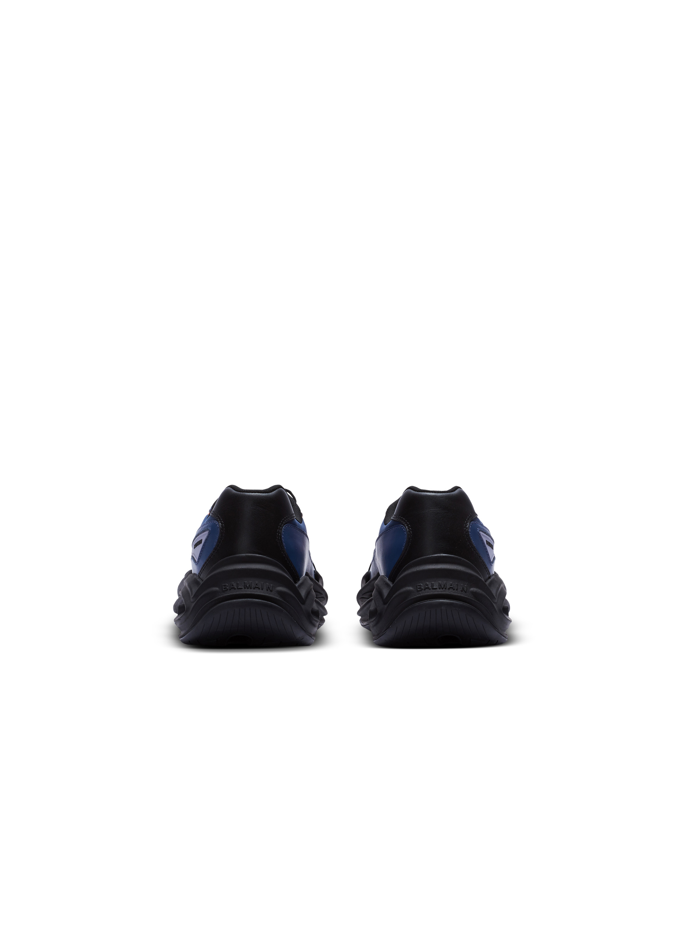 Run-Row leather and nylon trainers - 5