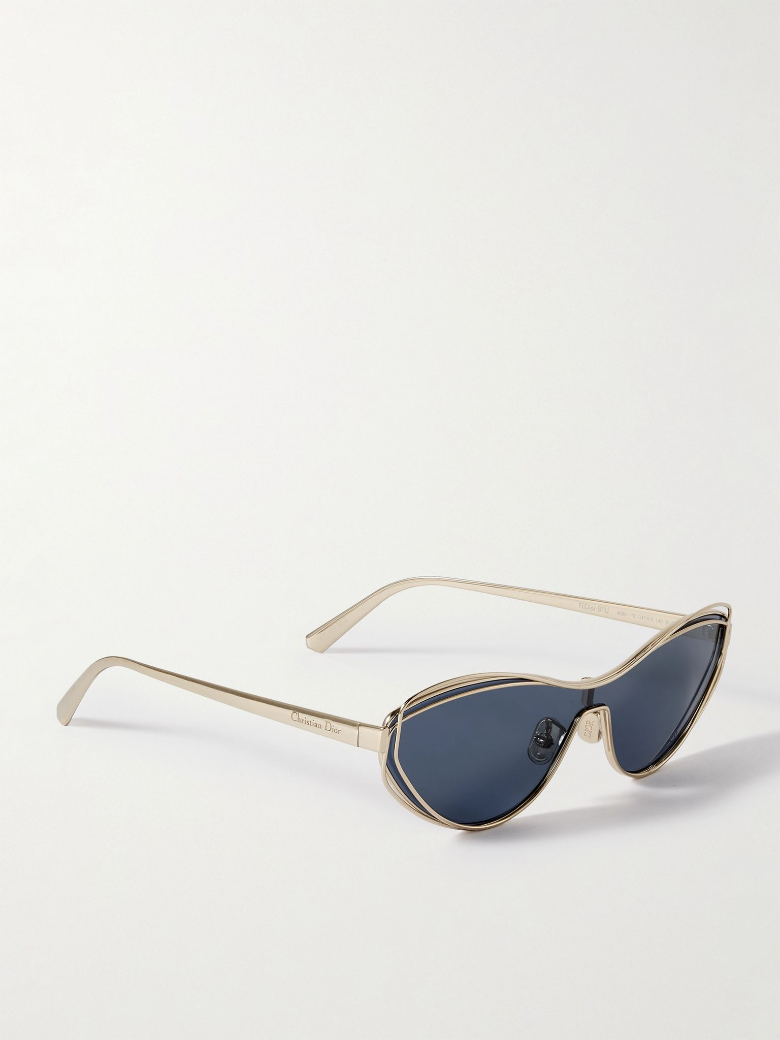 FilDior M1U cat-eye gold-tone sunglasses Gold - 3