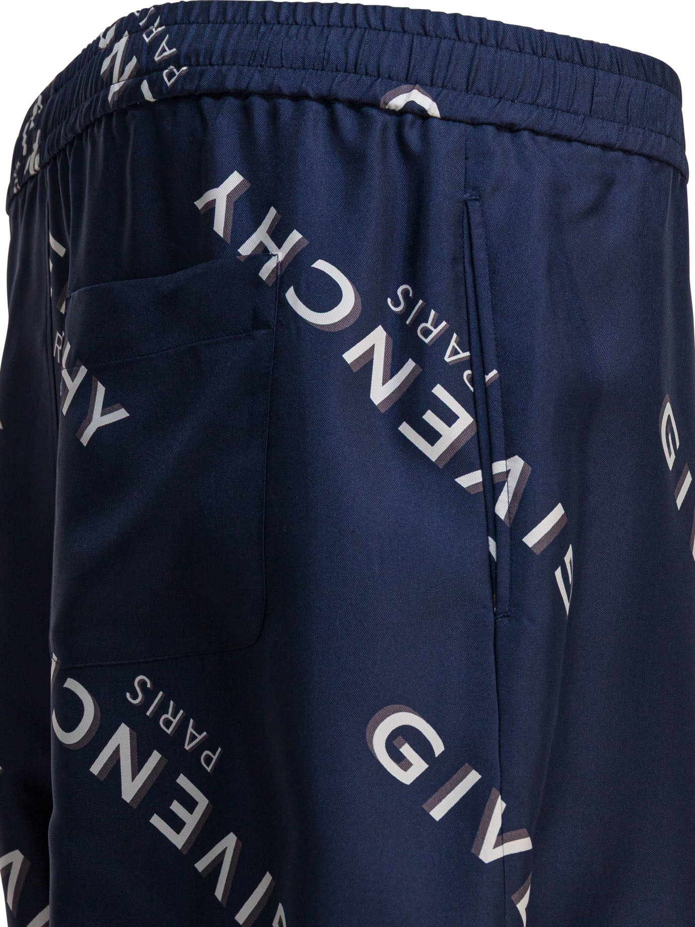 Givenchy Shadow Shorts Blue - 4