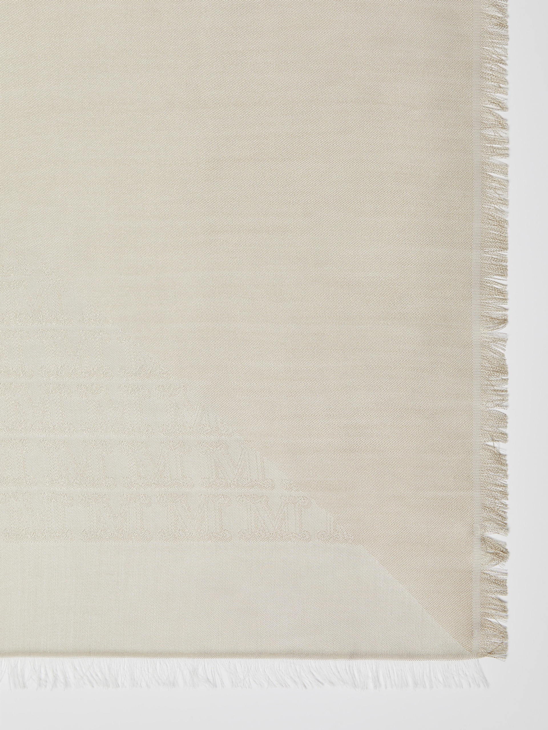 GEODE Jacquard-knit silk and cotton shawl - 2