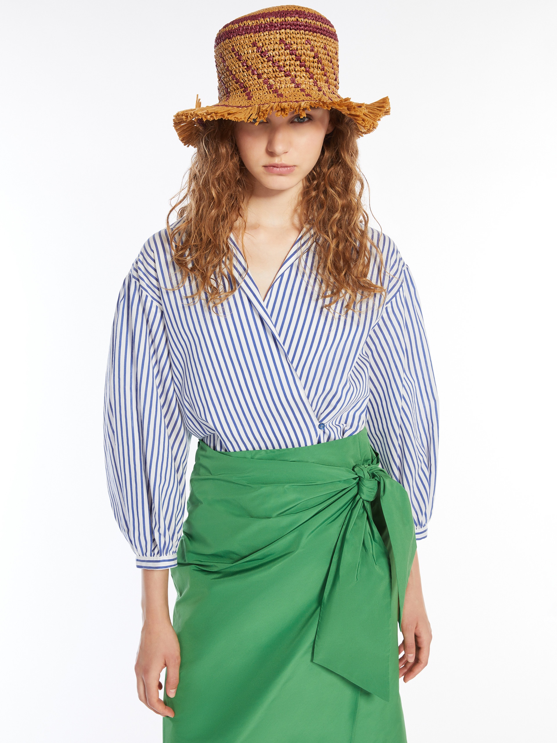 CECI Cotton and silk canvas shirt - 5