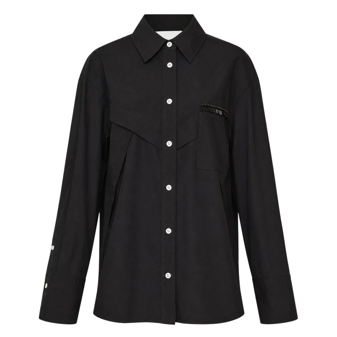 Poplin Oversized Shirt - 1