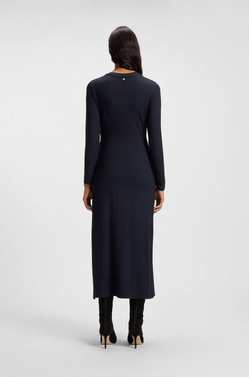 STRETCH-JERSEY DRESS WITH KNOTTED WAIST DETAIL 5