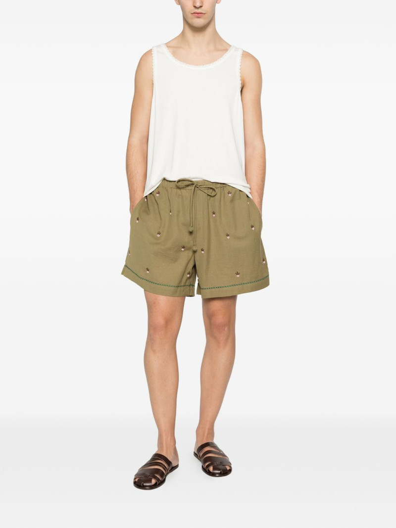 baziszt floral-detail shorts outlook