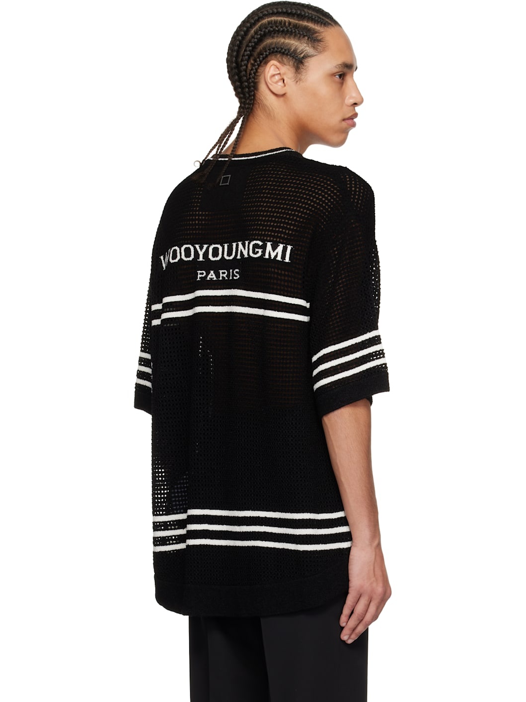 Black V-Neck T-shirt - 3