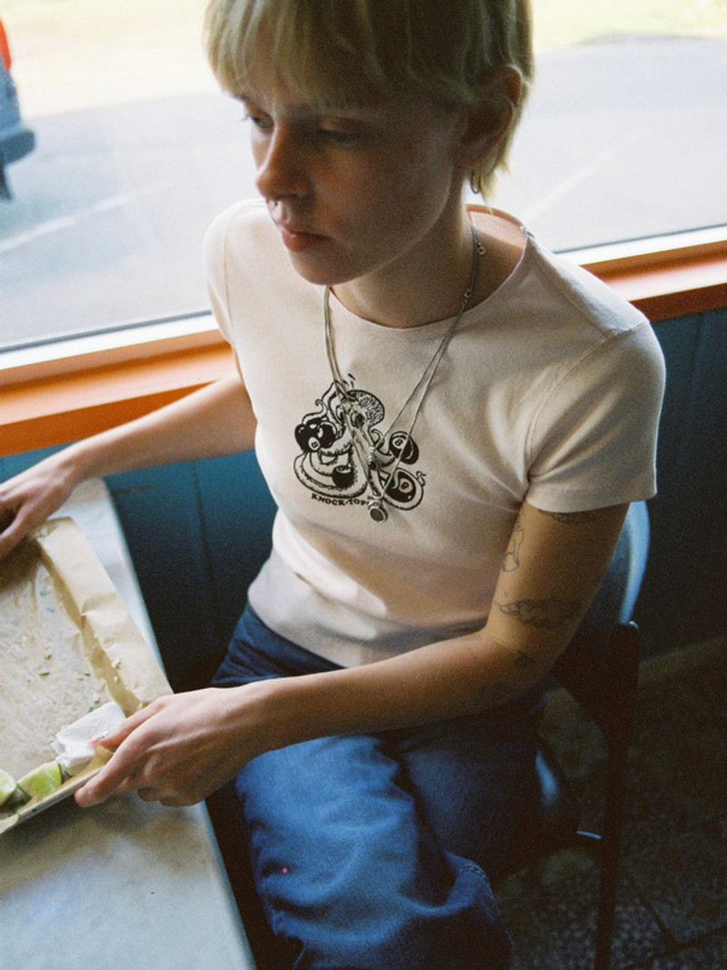 Nudie Jeans Eve T-Shirt Knock-Topus outlook