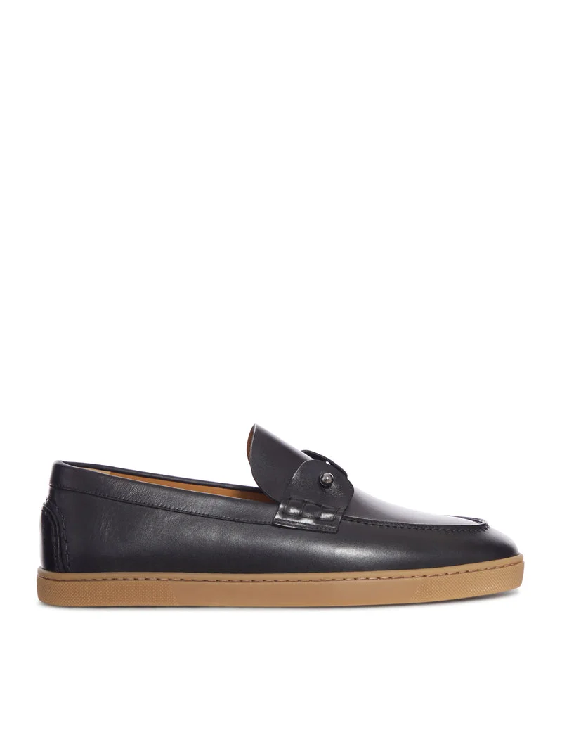 Christian Louboutin Men Chambeliboat Loafers In Patinated Calfskin - 1