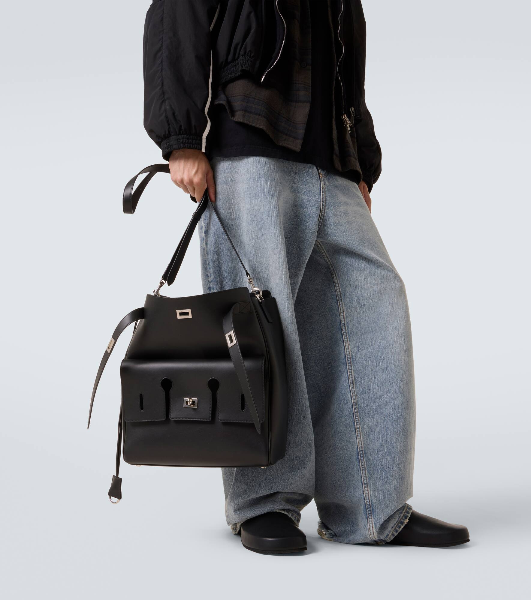 Bel Air leather messenger bag - 3