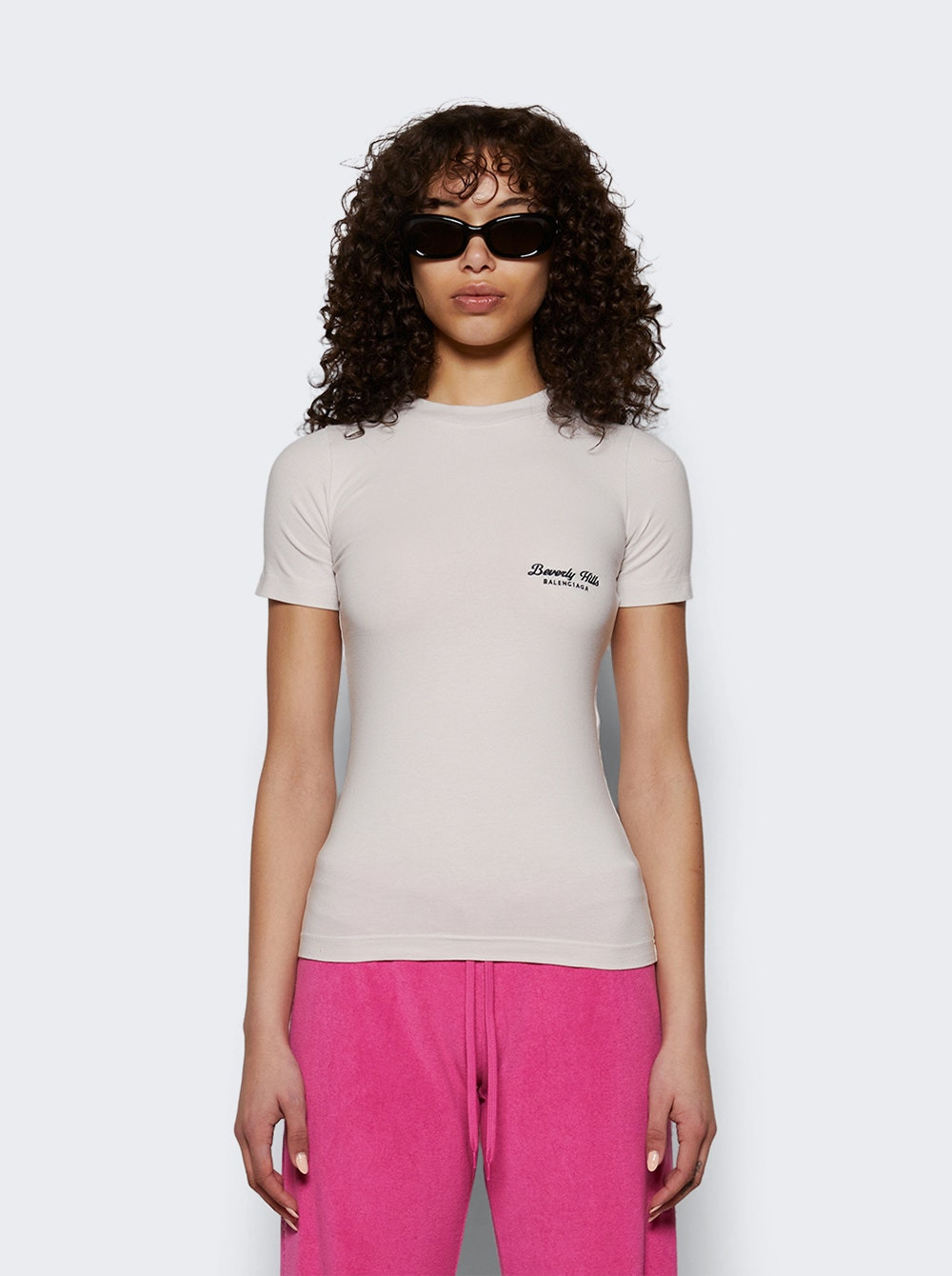 Fitted Tee Off White And Black - 2
