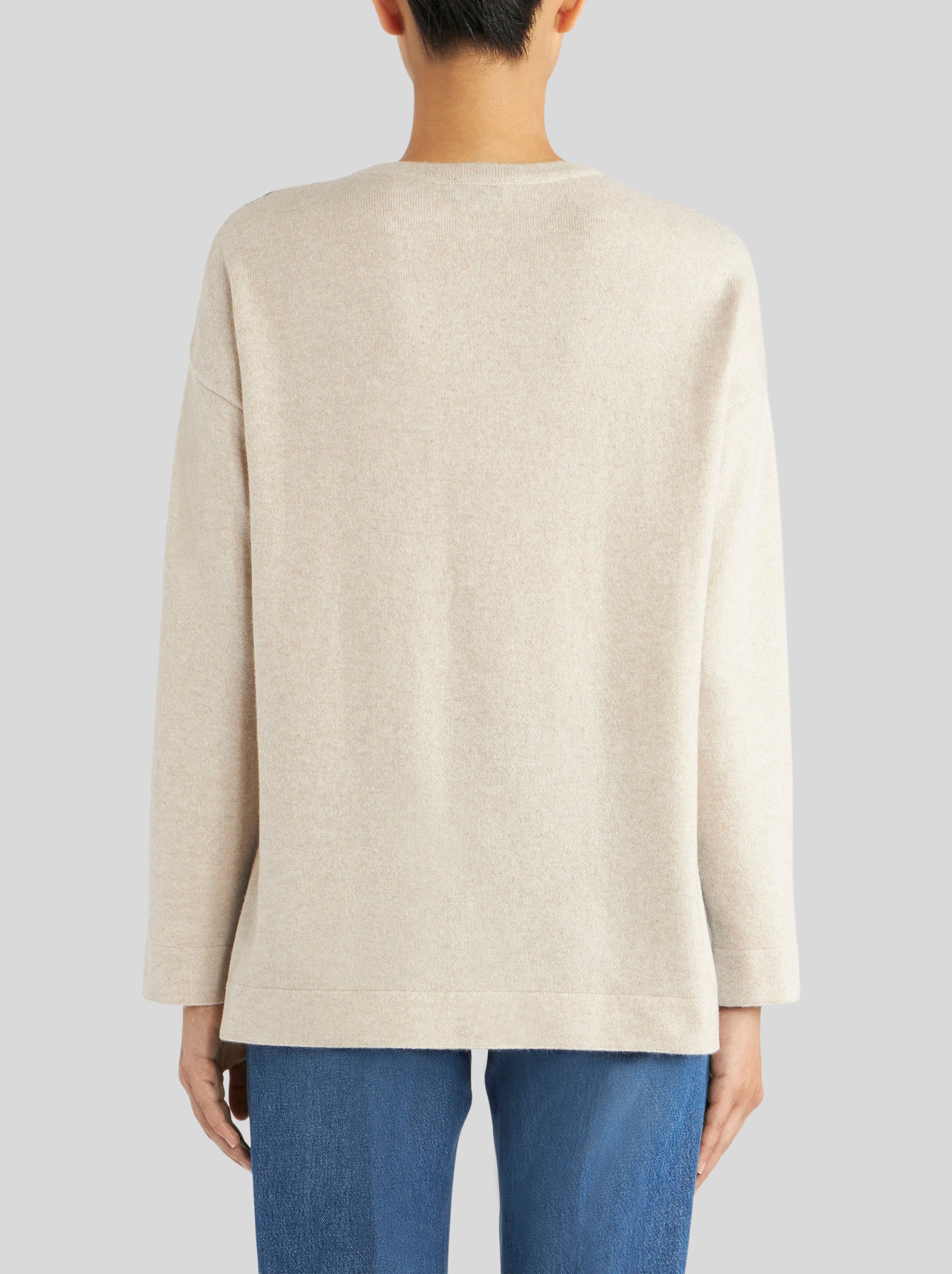 JUMPER WITH SILK INSERTS - 4
