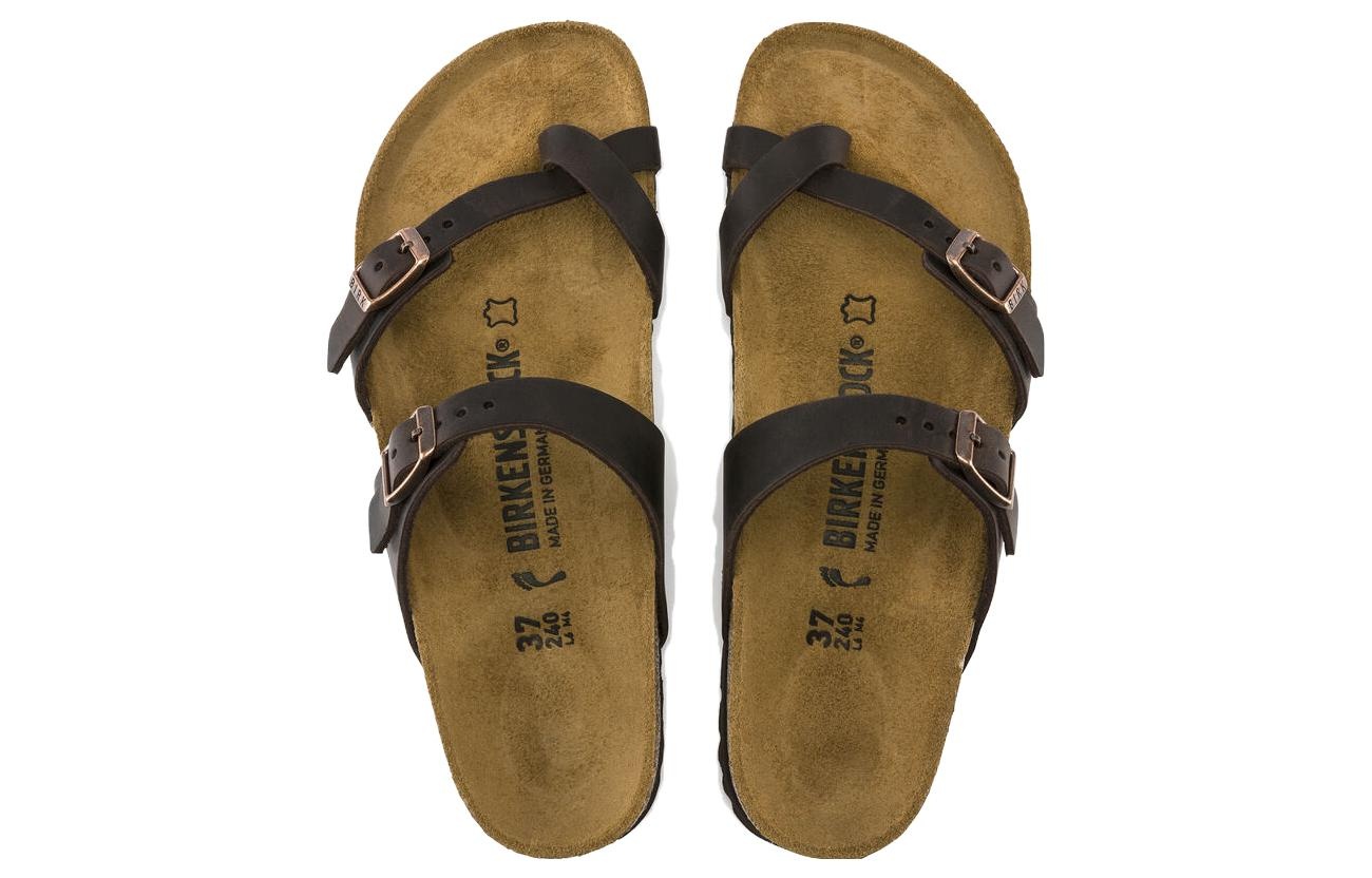 (WMNS) Birkenstock Mayari Oiled Leather Narrow Fit 'Habana' 0171323 - 4