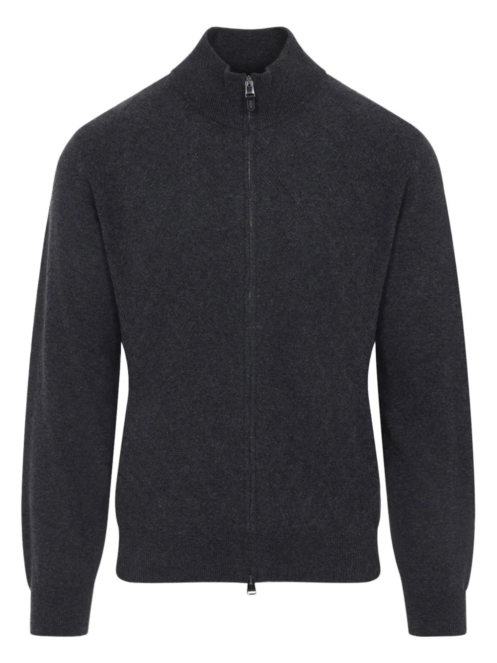 zip-fastening cardigan - 1