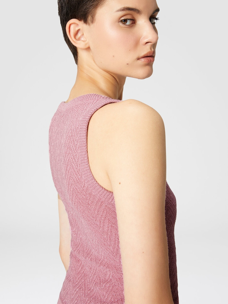 Chevron jacquard tank top 5