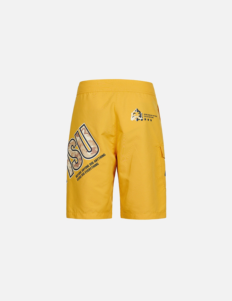 EVISU CAMOUFLAGE LOGO PRINT BOARD SHORTS outlook