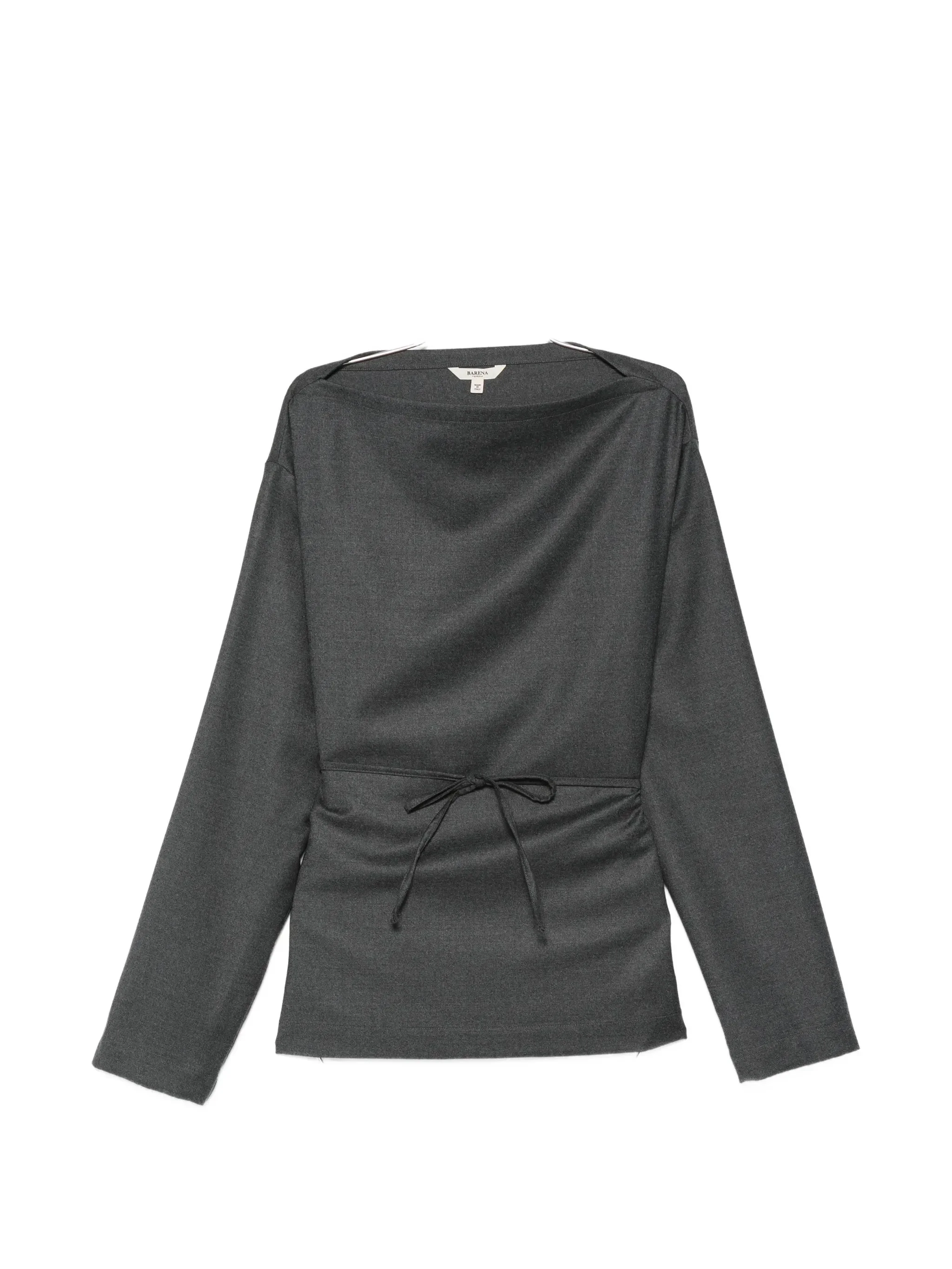Barena Belted Boat-neck Top - 1