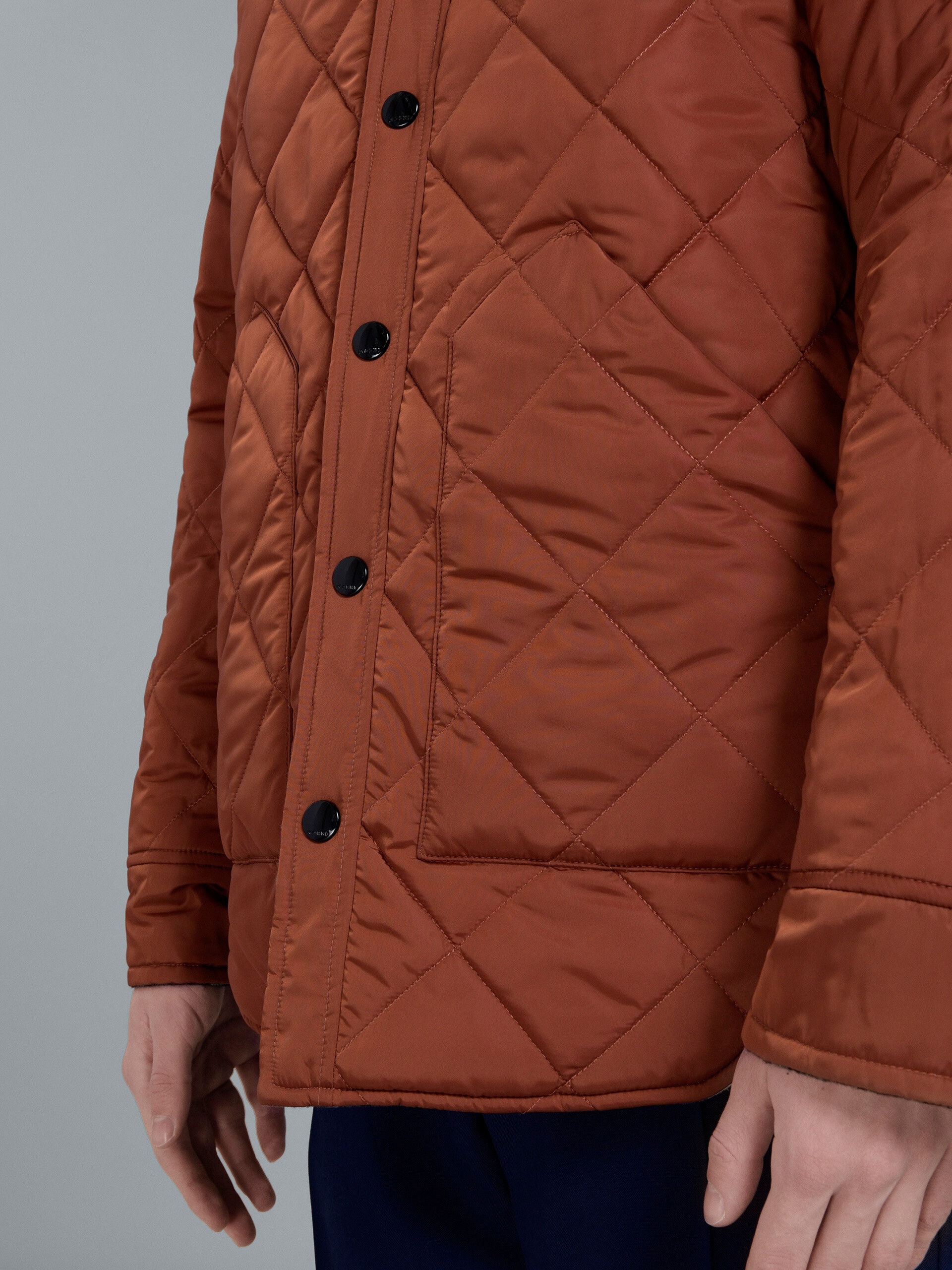 REVERSIBLE CHECK COTTON FLANNEL JACKET - 5