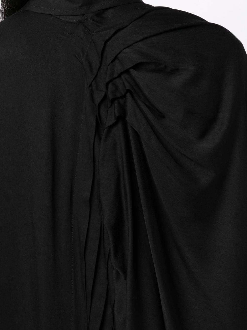 pleated high-low hem shirt - 5