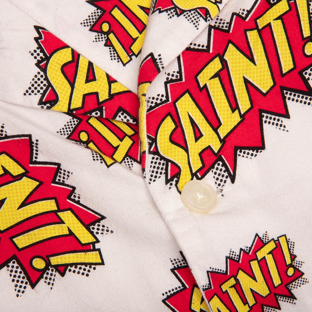 POW PAJAMA SHIRT - WHITE - 3