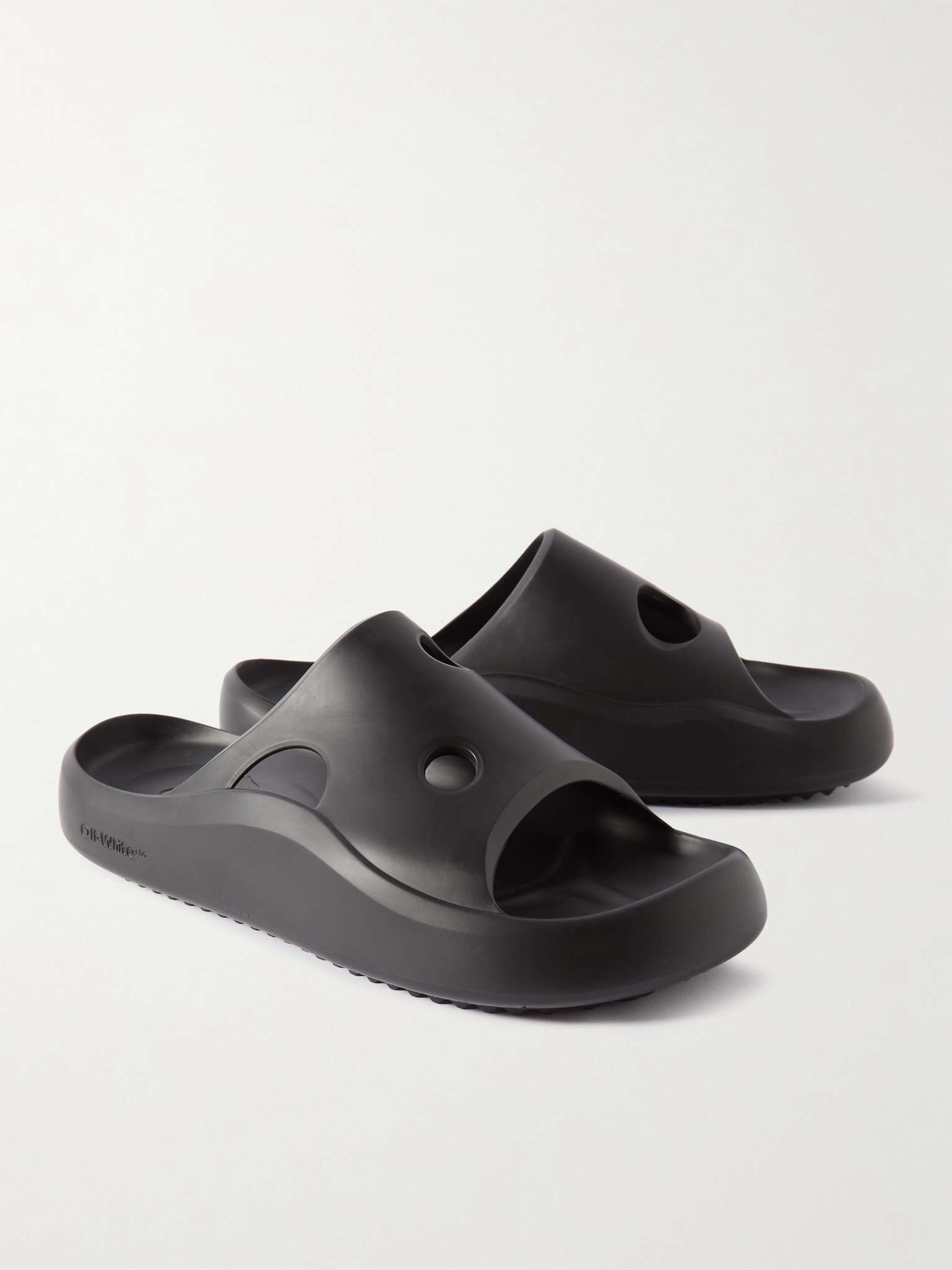 靴 Off White Meteo Cutout Slider Sandals 42 Off-White Meteor cut-out Slides | White | FARFETCH