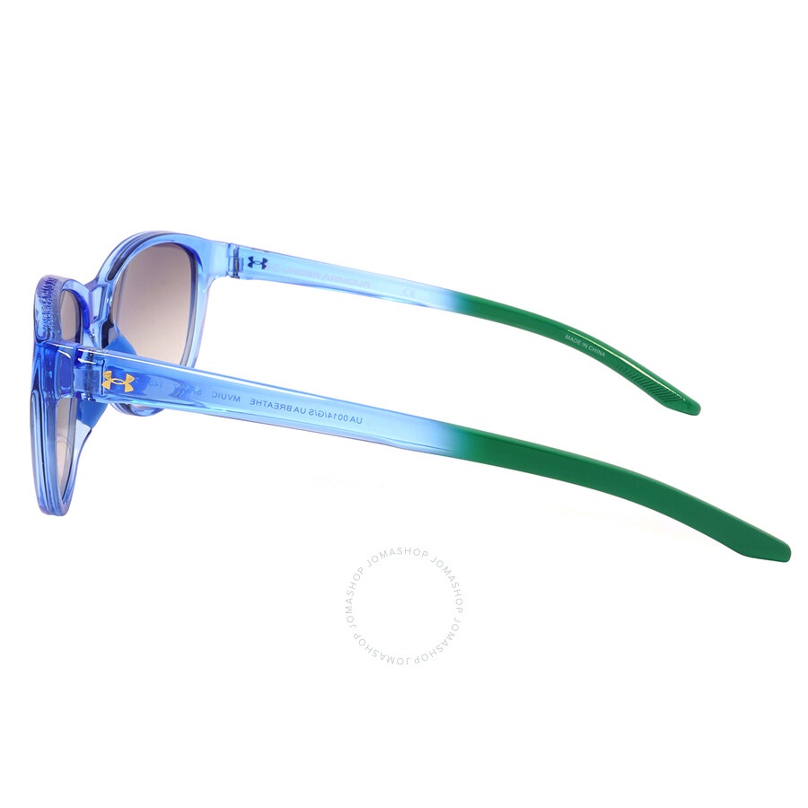 Under Armour Grey Mirror Shaded Silver Oval Ladies Sunglasses UA 0014/G/S 0MVU/IC 59 - 4
