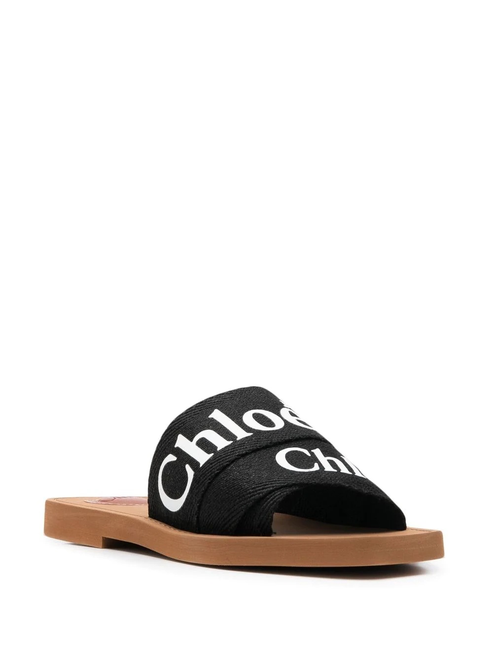 logo-strap sandals - 2