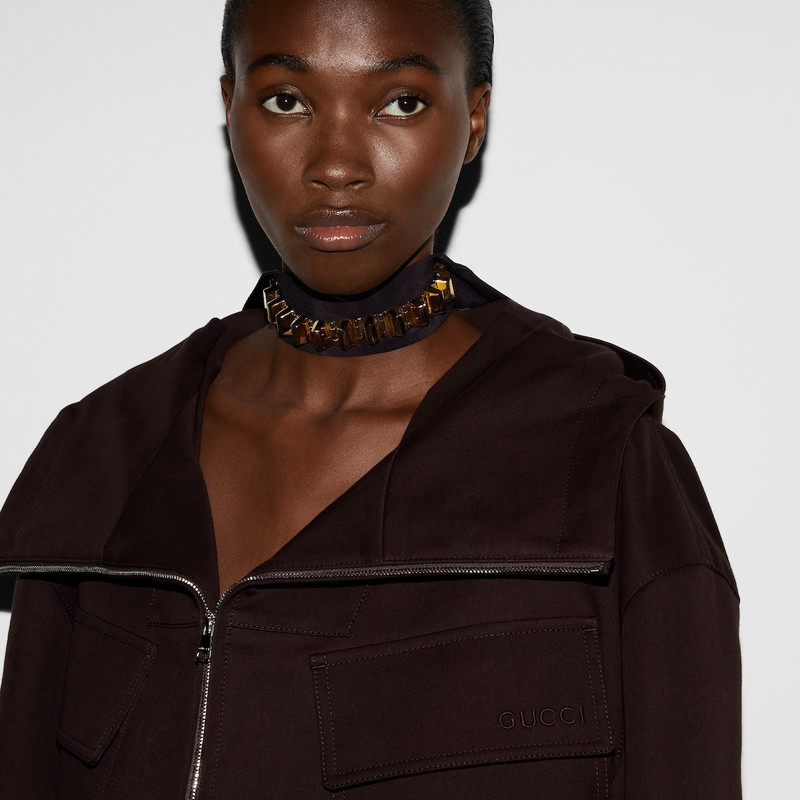 Extra fine cotton bomber jacket 5