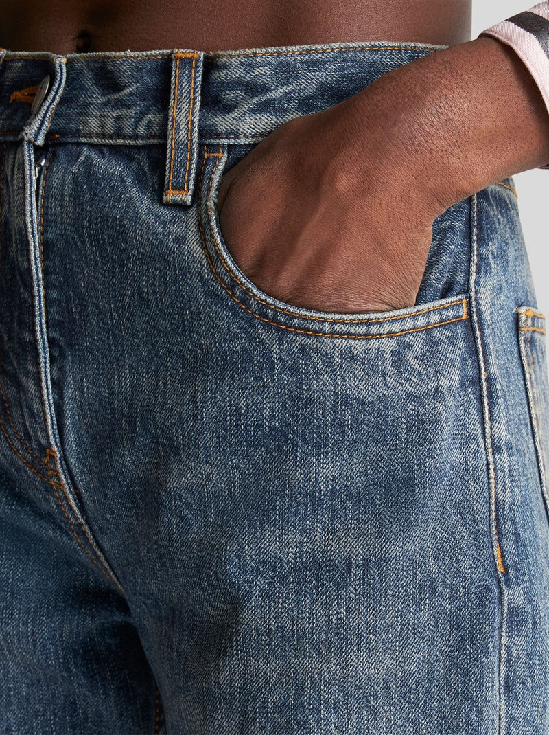 Etro JEANS WITH PLACED EMBROIDERY outlook