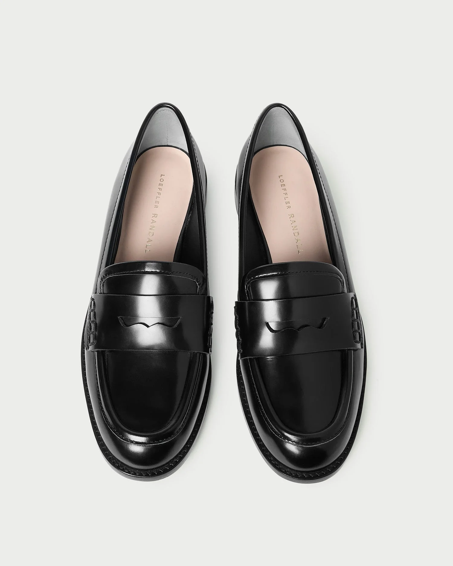 Rachel Black Leather Loafer - 1