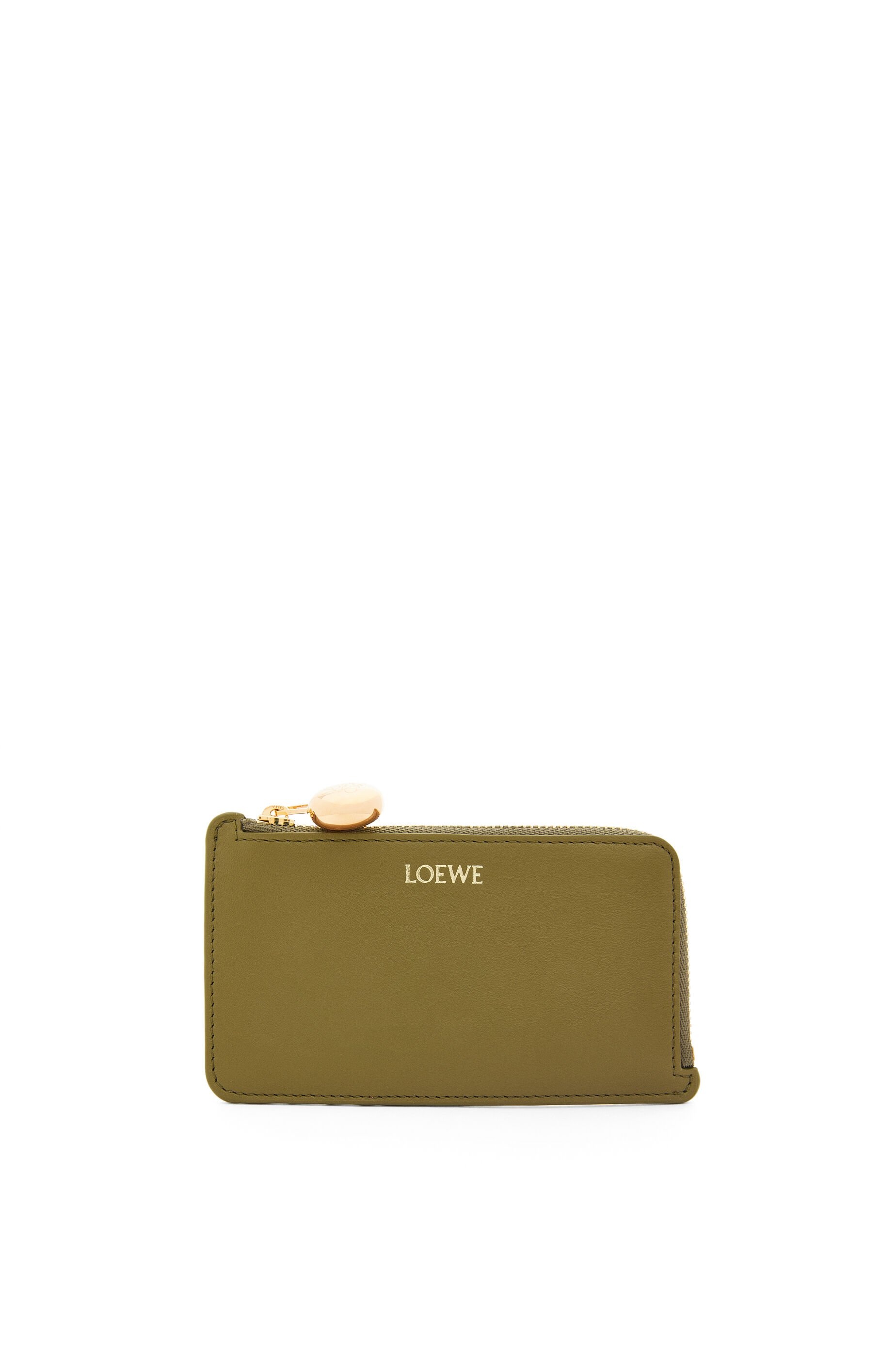 Pebble coin cardholder in shiny nappa calfskin - 1