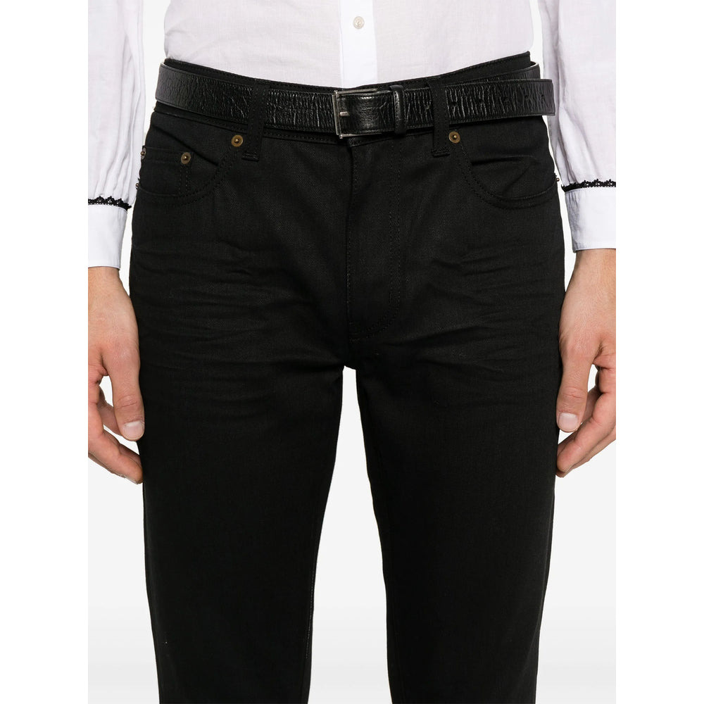 Saint Laurent Black Denim - Skinny Jeans Men - 4