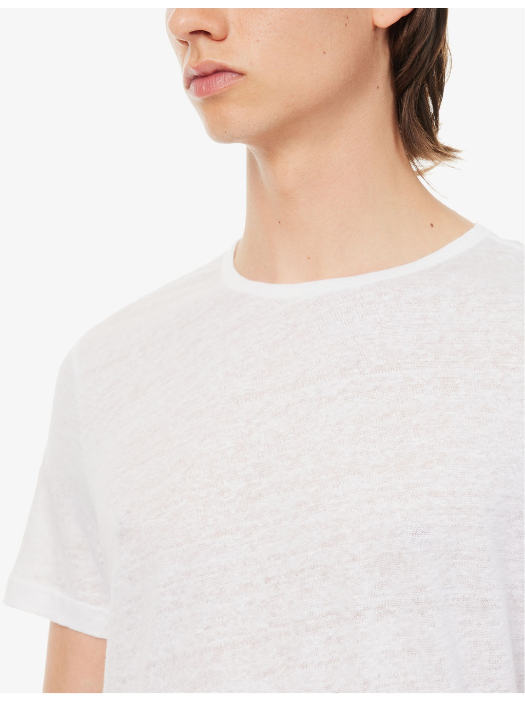 Jordan short-sleeved linen T-shirt - 5
