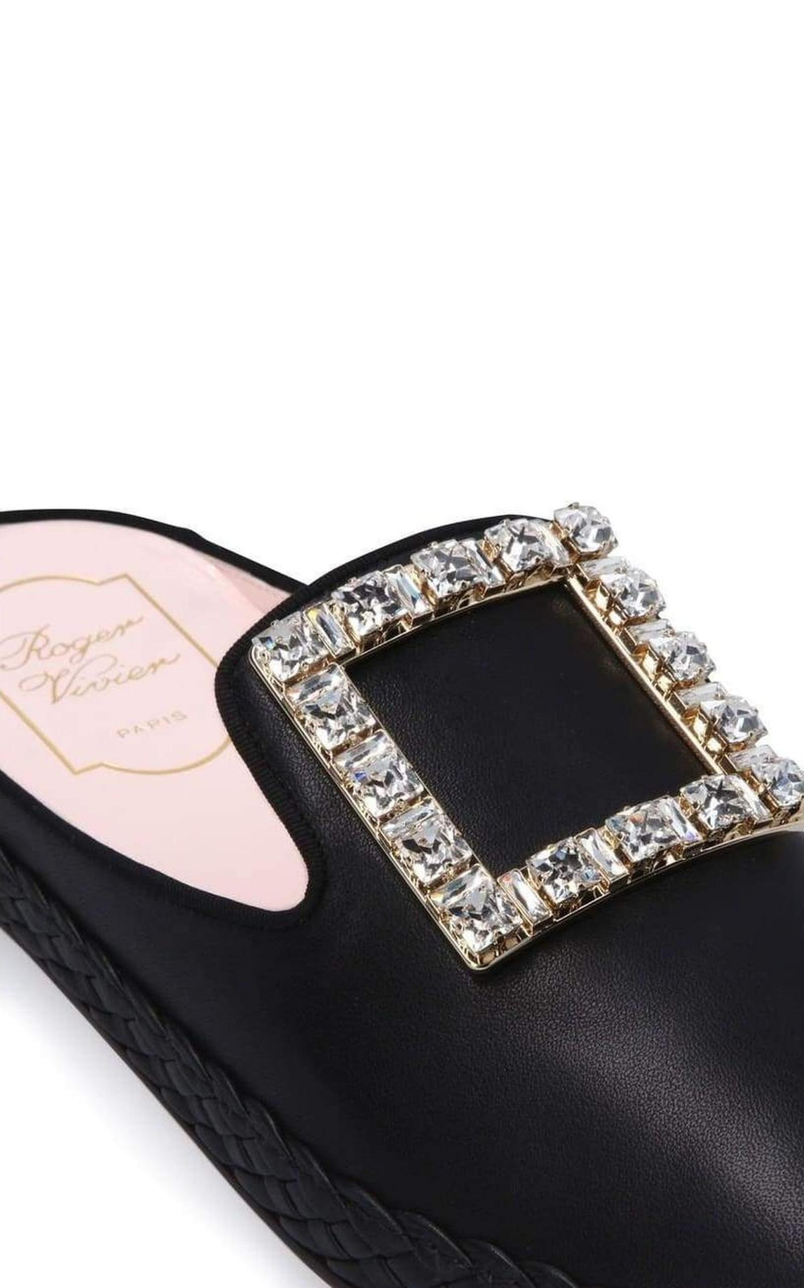 RV Lounge Strass Buckle Mules - 8