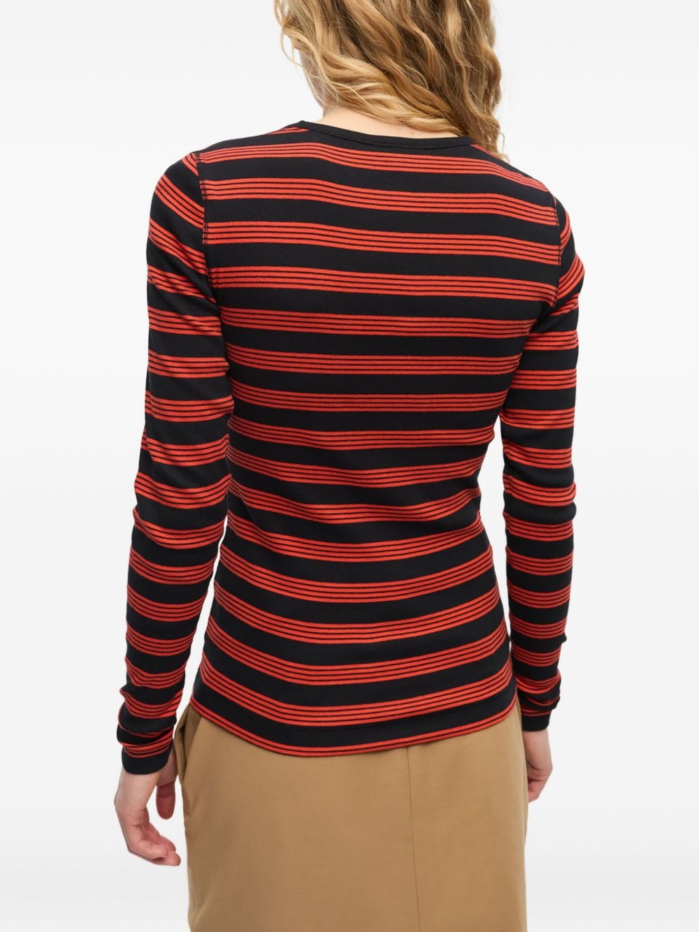 striped T-shirt - 4