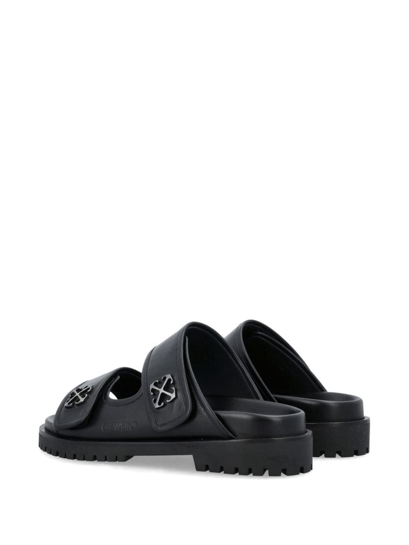 Arrows-motif leather sandals 4