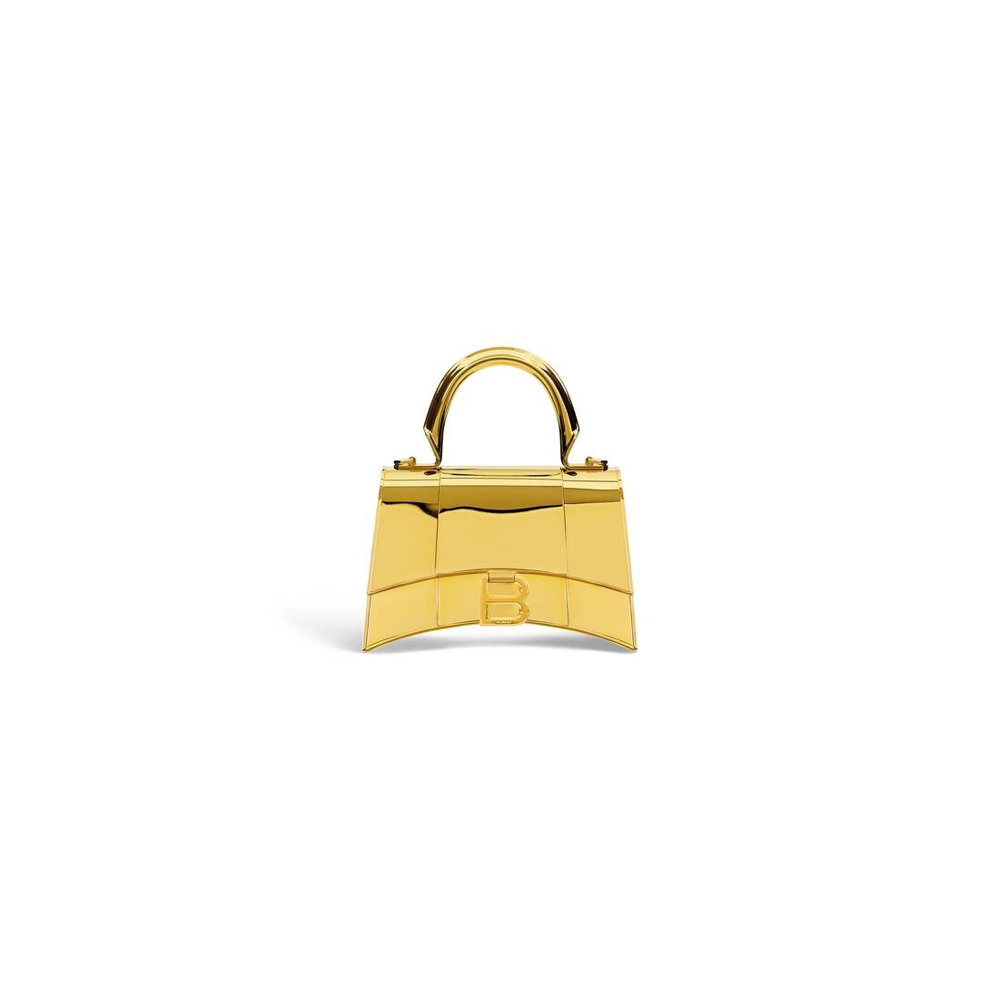 Women's Hourglass Metal Xs Handbag  in Gold - 1