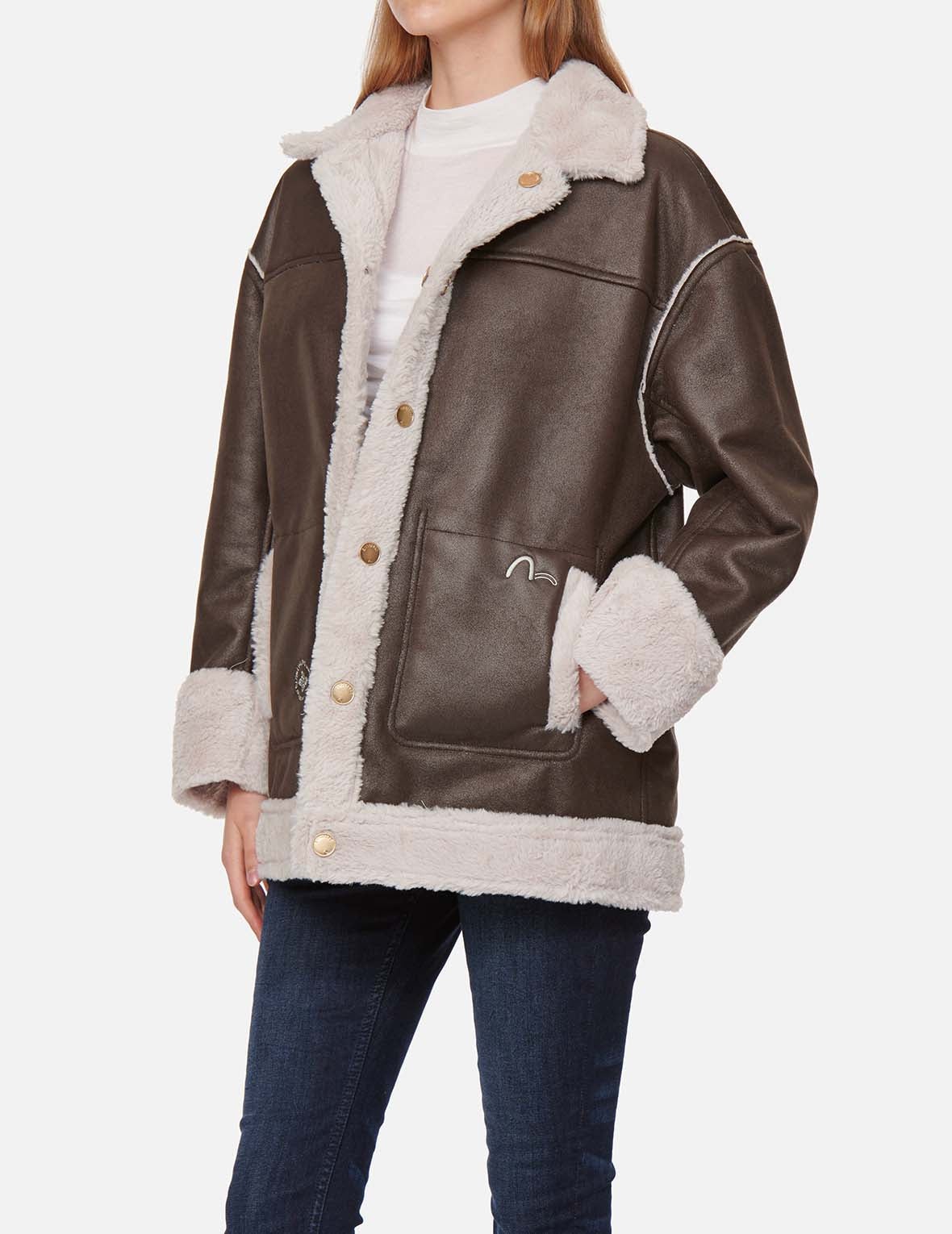 Reversible Shearling Jacket - 9