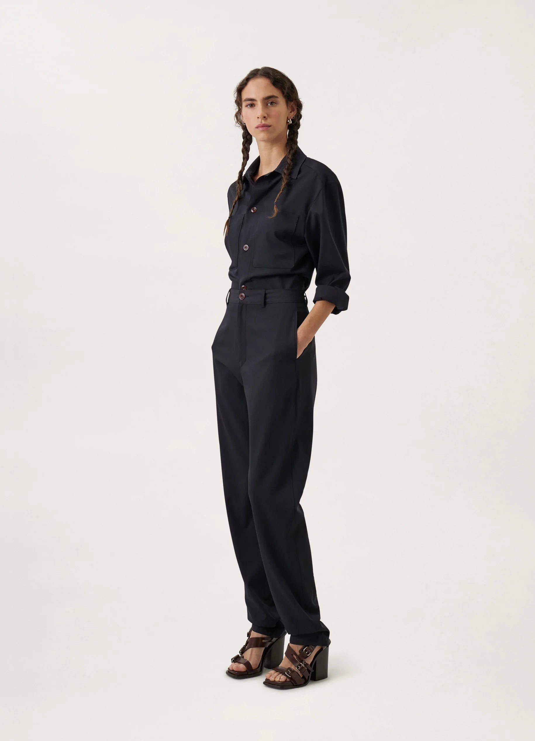LOOSE SUIT PANTS
LIGHT WOOL GABARDINE - 2