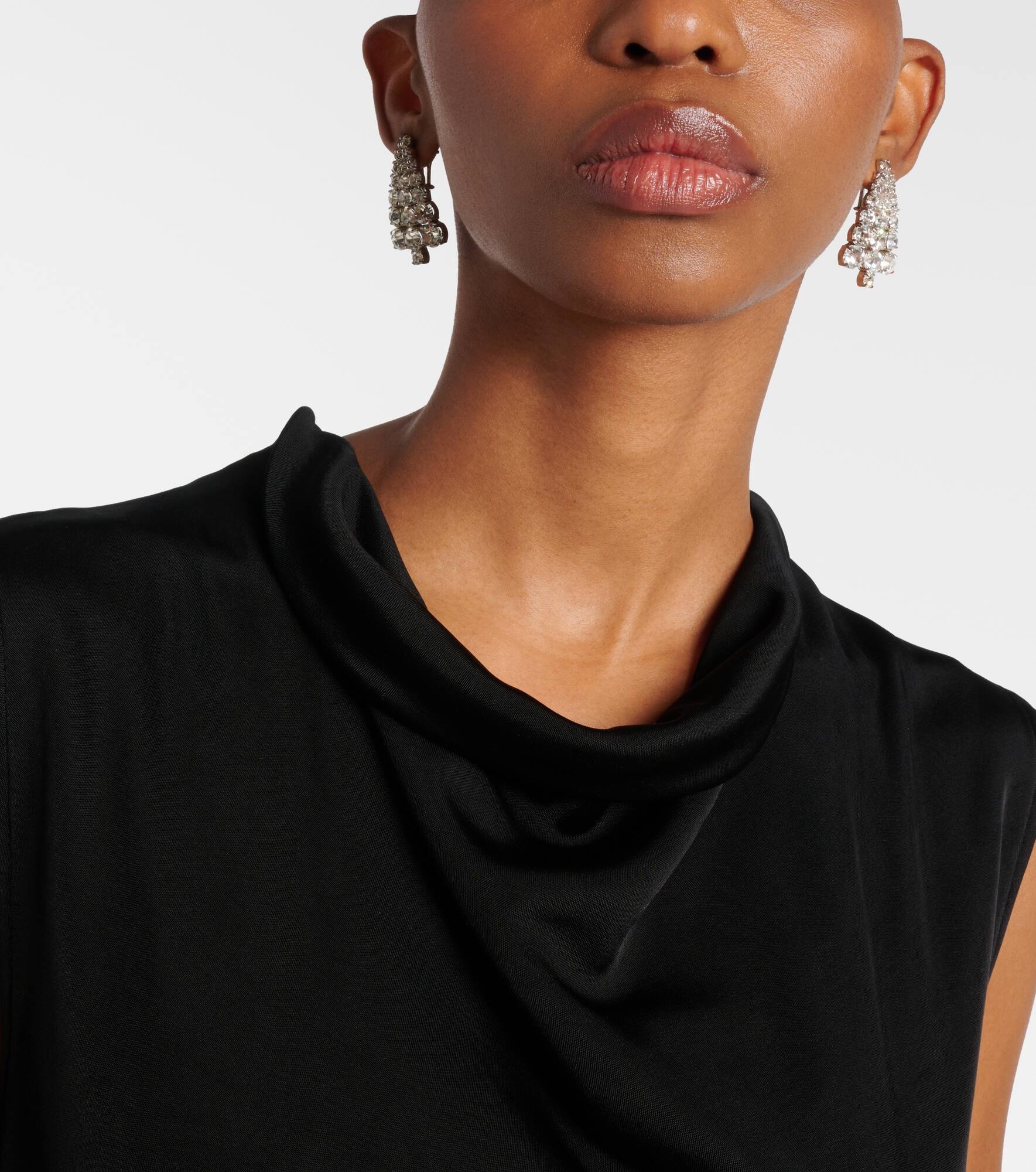 Crystal-embellished earrings - 6