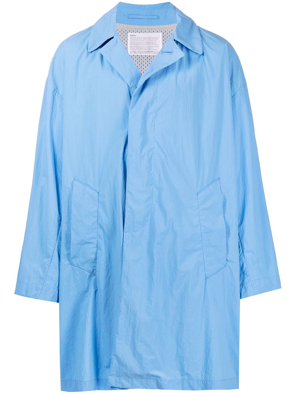 oversized shirt coat - 1