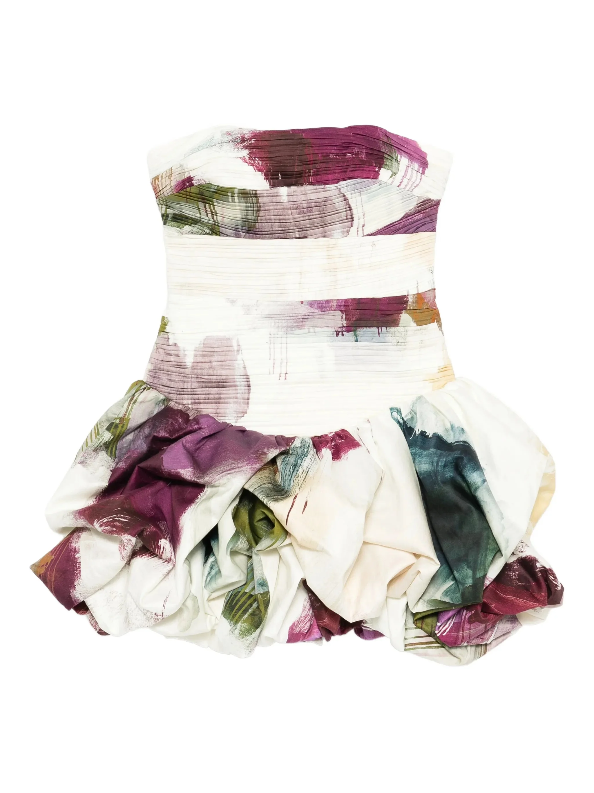 Violette bubble-hem mini dress - 1