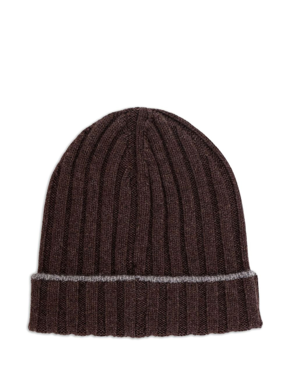 ribbed cashmere beanie - 2