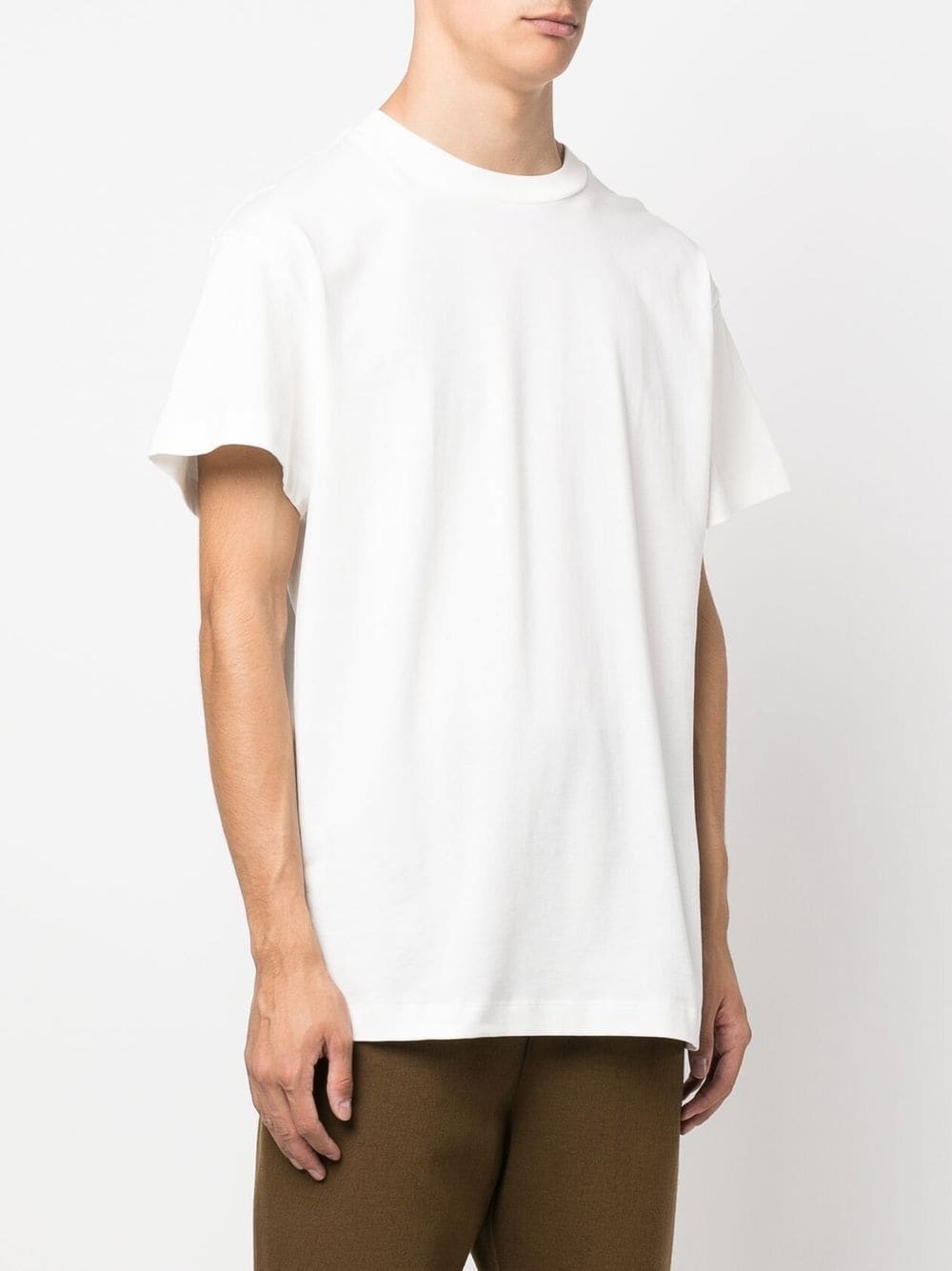 【Jil Sander】 Organic Cotton T-Shirt Set Whit(3 Pack) 3-Pack Short-Sleeved T-Shirt Set Woman | Jil Sander Official