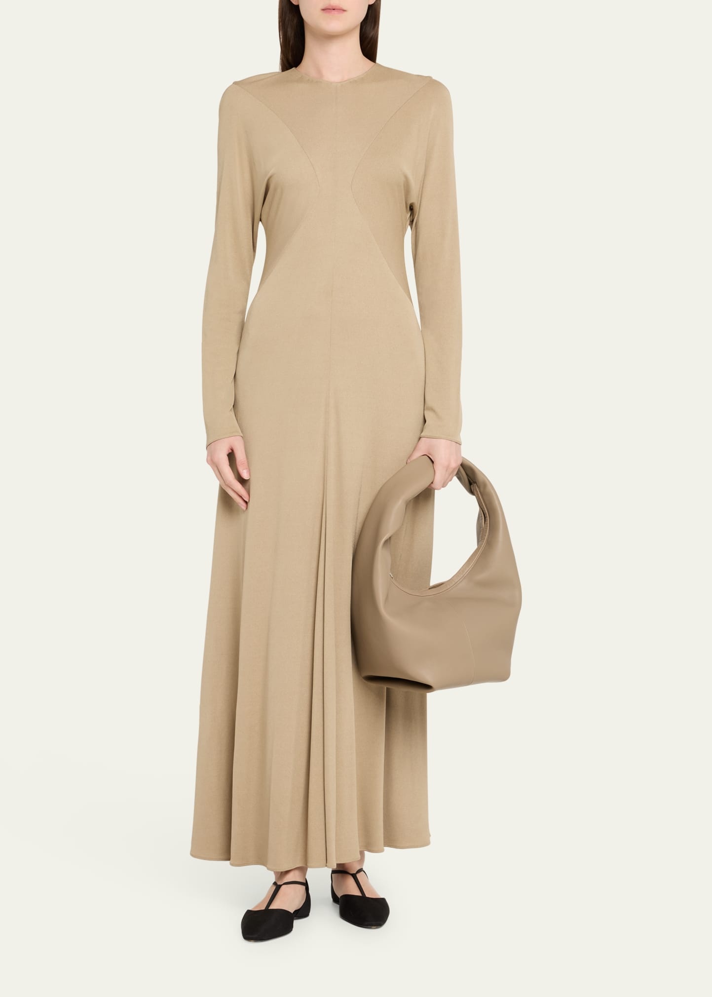 Yela Twisted Leather Shoulder Bag - 6
