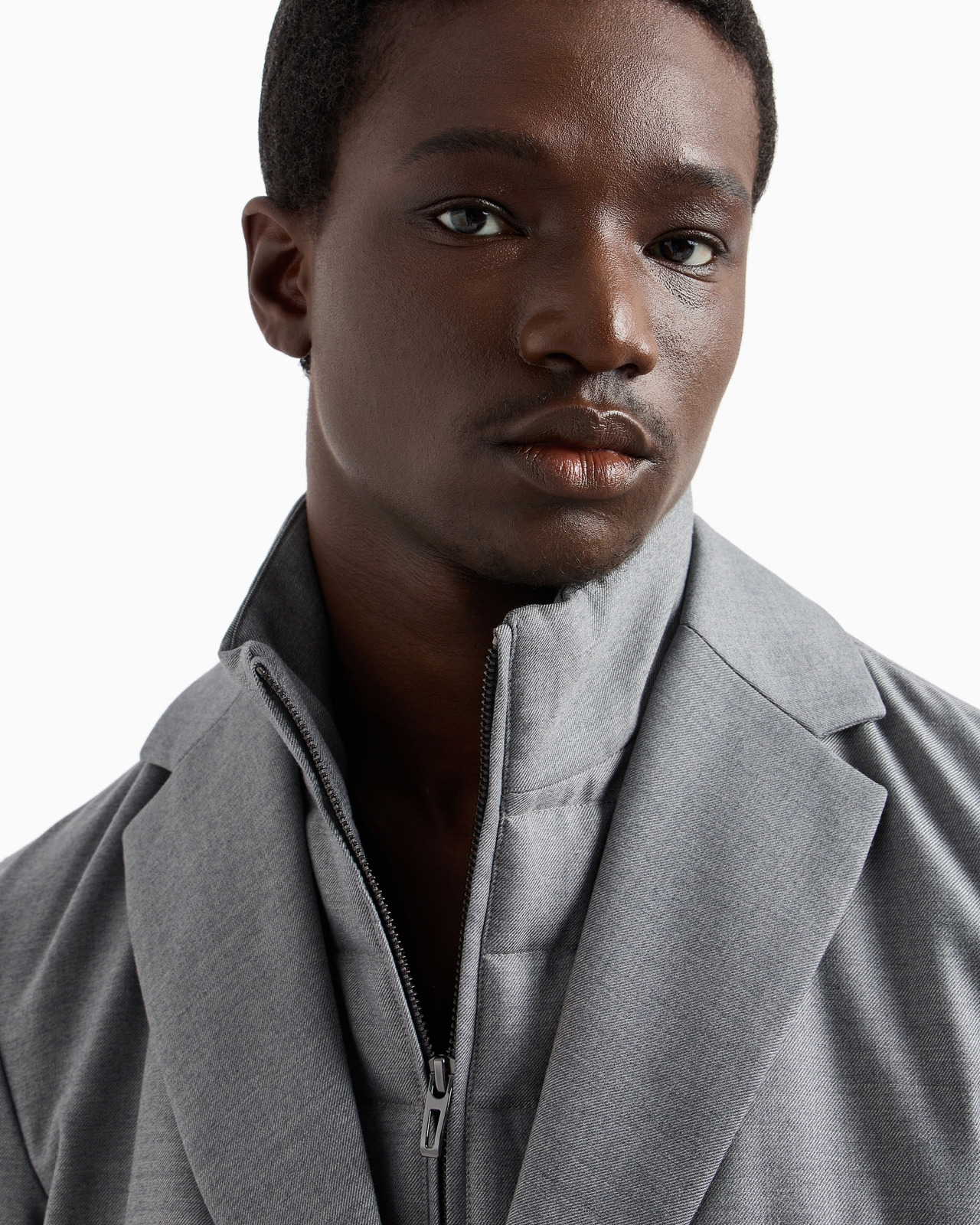 Travel Essentials virgin wool-blend full-zip blazer with detachable inner panel - 5