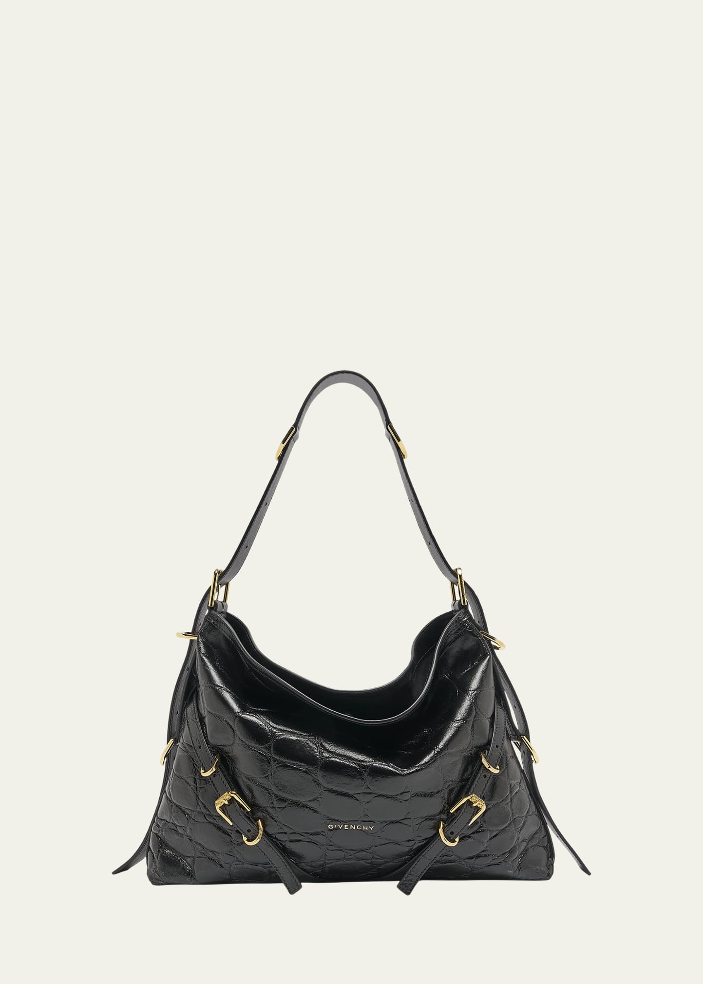 Voyou Medium Bag in Embossed Leather - 1