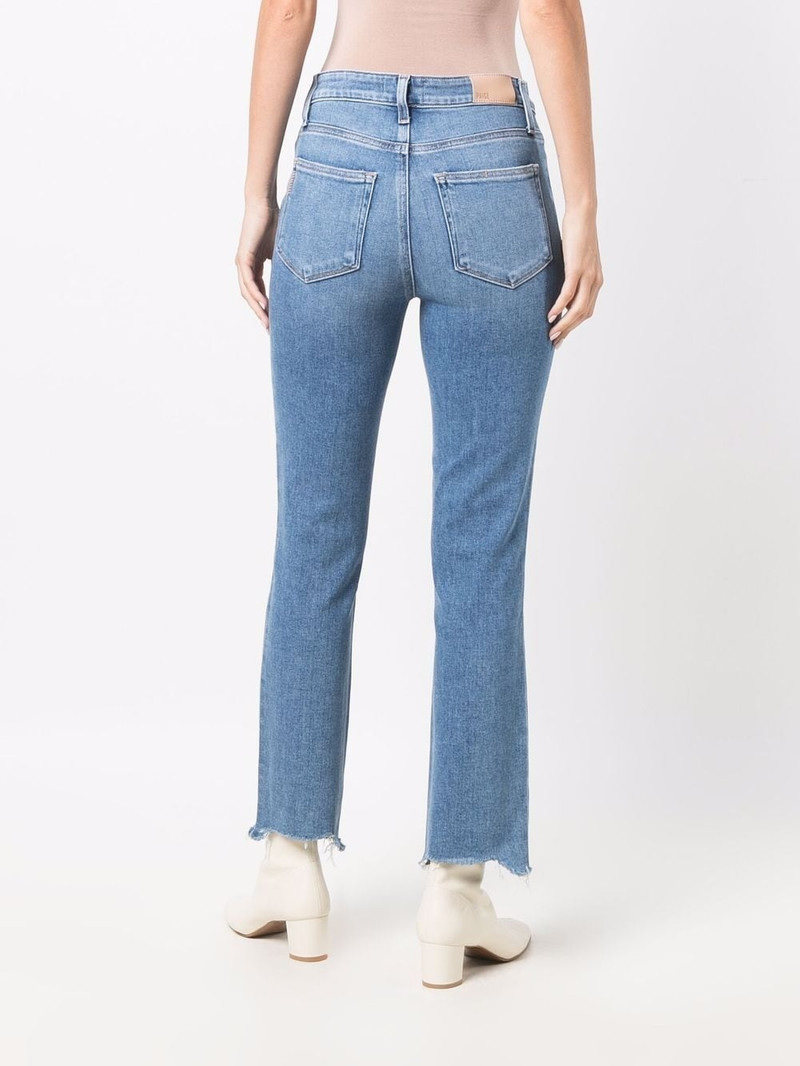 mid-rise straight-leg jeans 4