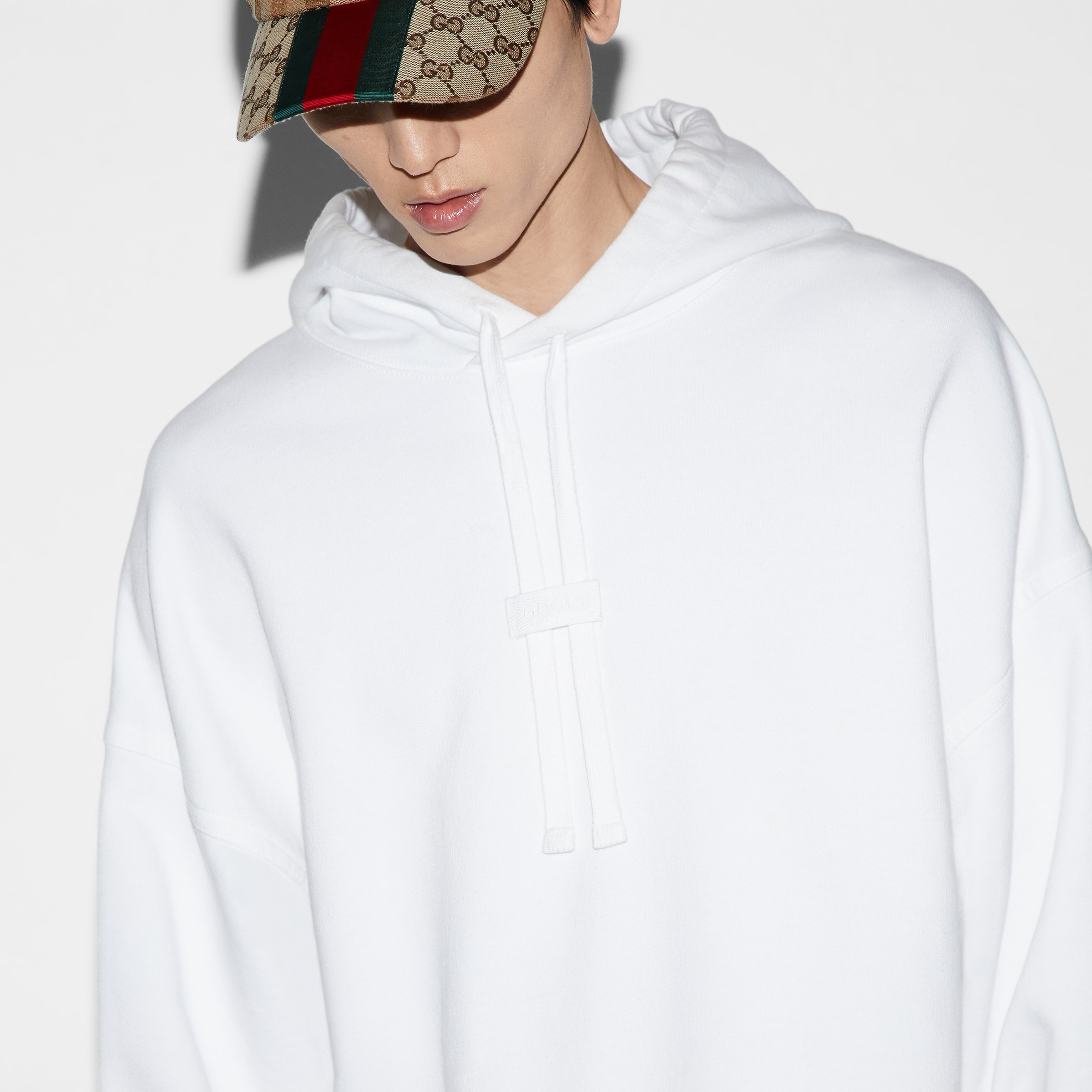 Cotton jersey hooded sweatshirt - 5